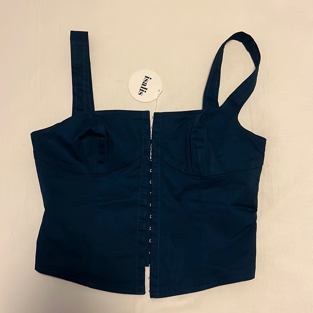 Women's Black Corset Top